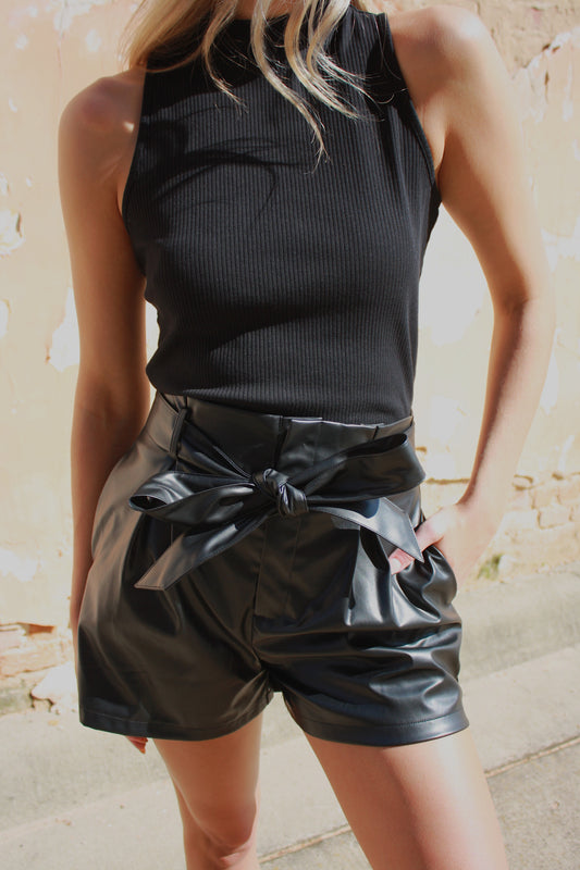 Luna Leather Short