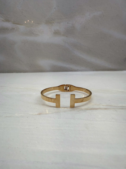 Gold T Bracelet