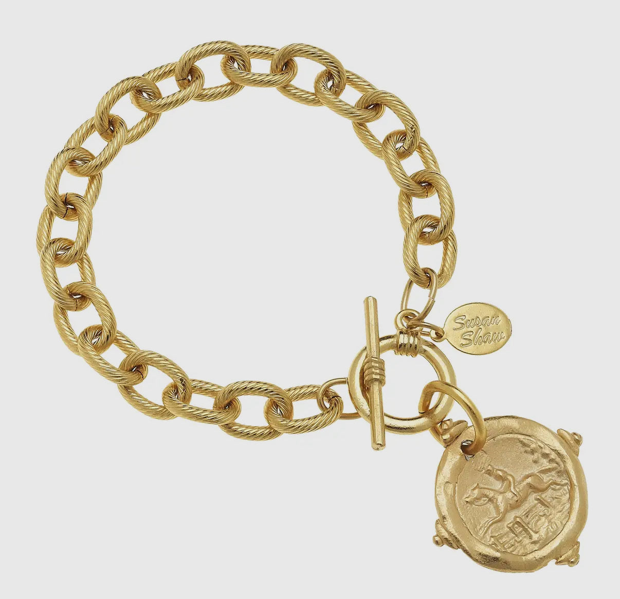 Gold Equestrian Bracelet- Susan Shaw